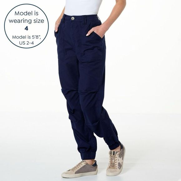 Joie • High Rise‎ Utility Pant with Patch Pockets - Picture 1 of 11